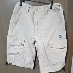 Timberland ベージュ カーゴショートパンツ