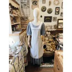 vintage euro white apron - メルカリ