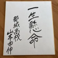 2026年最新】山本由伸 サイン色紙の人気アイテム - メルカリ