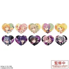 プロセカ　キラキラビッグハート型缶バッジ“ミュージックビデオ”Vol.2