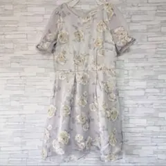 MISCH MASCH ミッシュマッシュ  花柄　ワンピース　大ぶり花柄　38