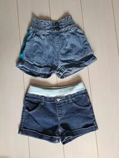 デニムハーフパンツ 120cm