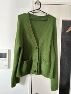 UNIQLO カーディガン　緑