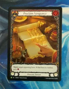 FAB 復讐の布告/Proclaim Vengeance GEM EA英語版