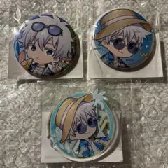 呪術廻戦　五条悟　まるくじ　Aloha vibes 缶バッジ　アクキー