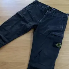 STONE ISLAND カーゴパンツ W32 ブラック クロップドのサムネイル