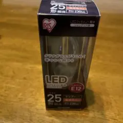 IRIS OHYAMA LED電球 E12 25形 クリアタイプ