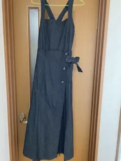 【Lily Brown】異素材ドッキングワンピース／新品タグ付き