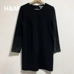 【在庫処分セール】【H&M】ワンピース　ブラック　ミニワンピース