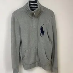 POLO RALPH LAUREN グレー カーディガン