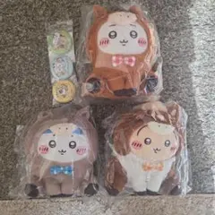 ちいかわ　ハッピーバッグ2026（午年）福袋 ぬいぐるみ 缶バッジ 4点セット