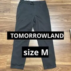 TOMORROW LANDメンズ　ズボン　黒　コットン95%