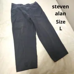 【オシャレ☆steven alan】グレー　カジュアルパンツ　サイズLのサムネイル