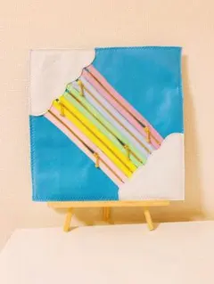 知育玩具　ファスナー練習