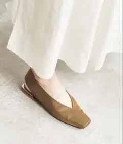 LE TALON ルタロン　東原妙子さんコラボ スクエアスリングバック