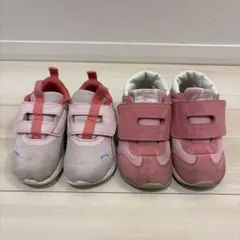 PUMA & mikihouse キッズスニーカー 2足セットのサムネイル