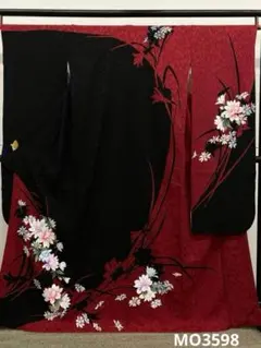 振袖 銀彩 型染め 身丈165cm パールトーン加工済 MO3652 - メルカリ