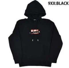 ディーゼル　プルオーバー　パーカー　黒　ブラック　ロゴ　sguw0kaxu