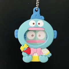 ♡サンリオ＊いちご新聞50周年記念 フォトバッジ付きマスコット　ハンギョドン♡