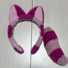 ディズニー チェシャ猫 カチューシャ ピンクのサムネイル