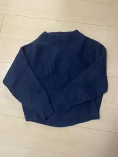 GREEN LABEL RELAXING ネイビー長袖ニット