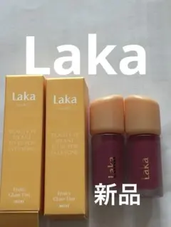 ラカLaka Fruity Glam Tint mini 127 Rose 2個