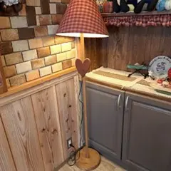 アンファン木製フロアスタンド 赤白チェック なおっち様専用