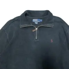 Polo by Ralph Lauren スウェット ハーフジップ　ブラック　L