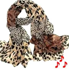 ストール　ひょう柄