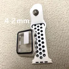 新品❤️ Apple Watch用ホワイトシリコンバンド　本体カバー