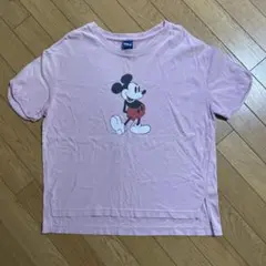 Disney ミッキー半袖Tシャツ フリーサイズ