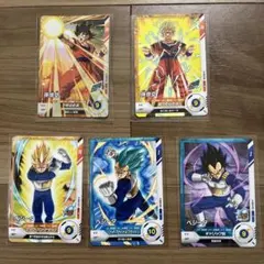ドラゴンボール スーパーダイバーズ セット 孫悟空2枚　ベジータ 3枚
