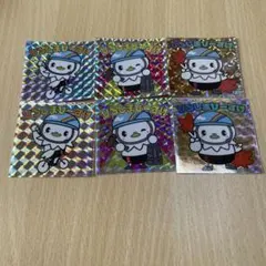 広島競輪　ひろしまぴーすけ　ステッカー　6枚セット