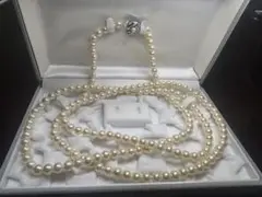 パール ロングネックレス