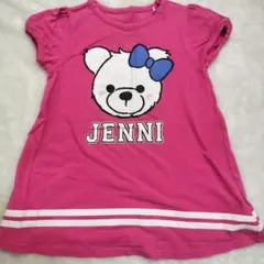 JENNI クマプリント Tシャツ 100cm