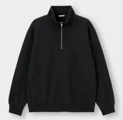 GUヘビーウェイトスウェットハーフジッププルオーバー