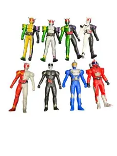 仮面ライダーW ソフビ 8体セット（サイクロンジョーカー・スカル・アクセル他）