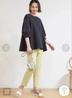 アンフィーロ　ドロストスティックパンツ　ストレッチパンツのサムネイル
