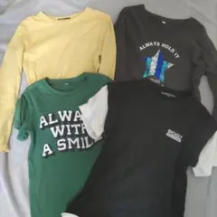 130、140 トップスまとめ売り　長袖　半袖　カットソー　Tシャツ　男の子