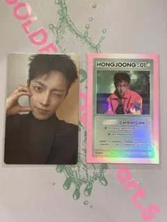 ATEEZ HONGJOONG ホンジュン ホログラム トレカ GH5 - メルカリ