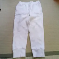 ホワイトフリースパンツ 100cm~