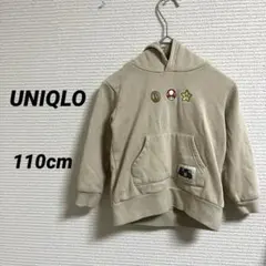 【UNIQLO ユニクロ】 スウェットパーカー 110cm スーパーマリオ