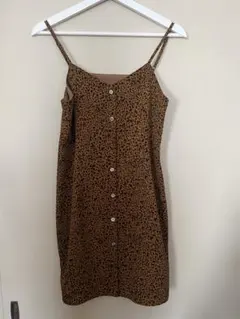 SLY レオパード キャミワンピース Sサイズ