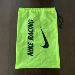 NIKE RACING 蛍光イエロー シューズバッグ
