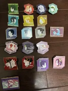 【鬼滅の刃】無限城編キャラクターモチーフピンズ/第一弾、第二弾の19個※難あり
