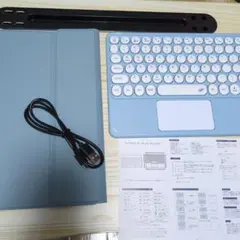Bluetooth ワイヤレスキーボード ブルー