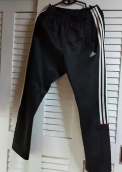 adidas メンズ 3ストライプ パンツ ブラックのサムネイル