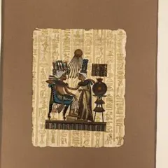 保管品☆エジプト パピルス 絵画 ピラミッド スフィンクス フリー写真] エジプトのピラミッドとスフィンクス | パブリック