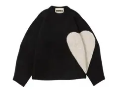 nknit ♡pattern KNIT nknit pattern KNIT ハートパターンニット