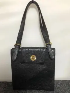 【美品】オーストリッチ　黒の手持ちバッグ 楽天市場】オーストリッチ バッグ 黒の通販